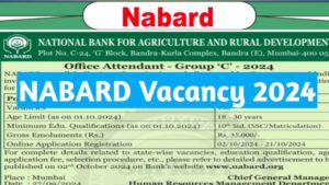 NABARD Vacancy 2024